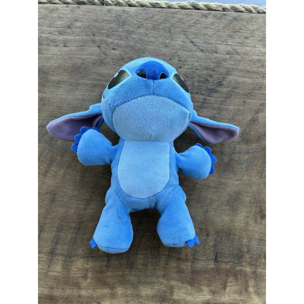 Ty Disney Lilo & Stitch Stitch Plush 7" Blue Beanie Baby Stuffed Animal